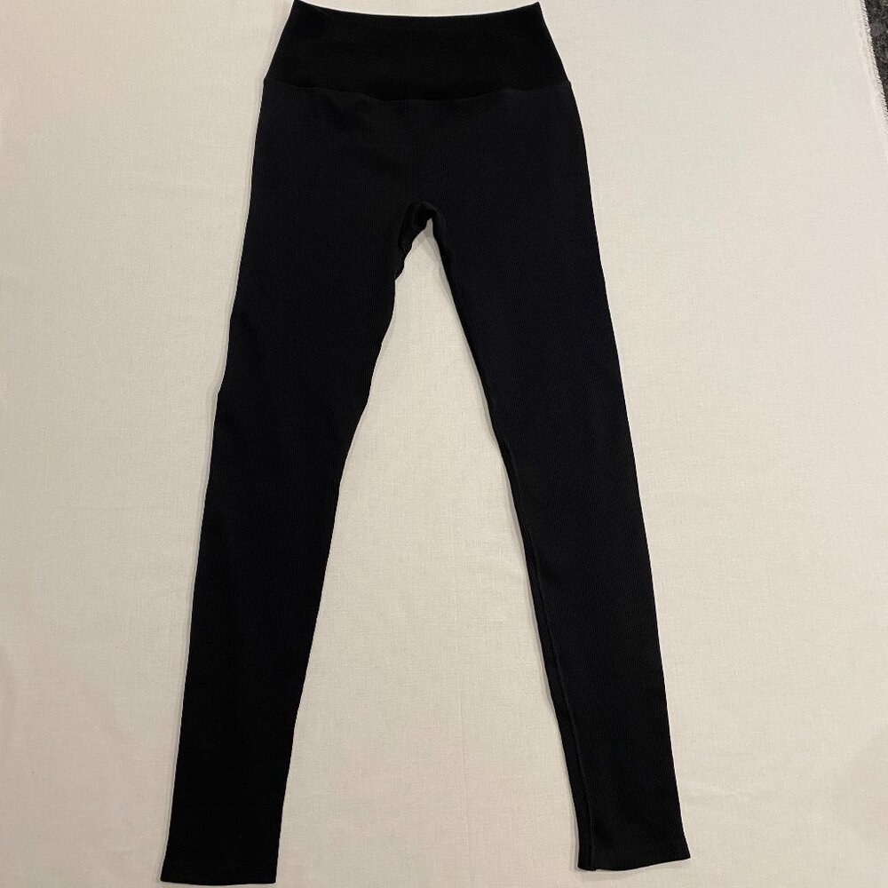 Alo Ribbed Legging Pant Black S